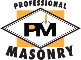 Professional Masonry PM logo design