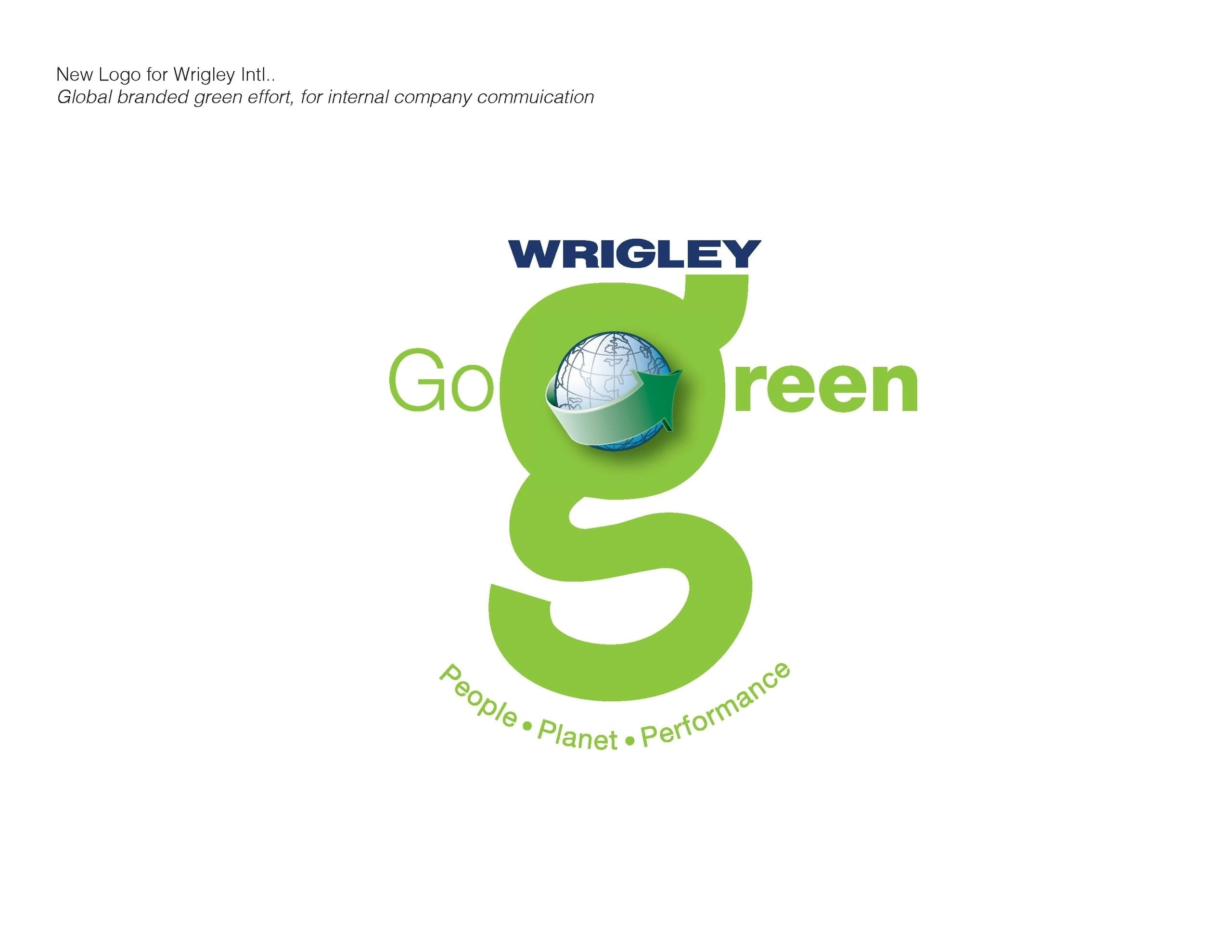 Wrigley Go Green logo design